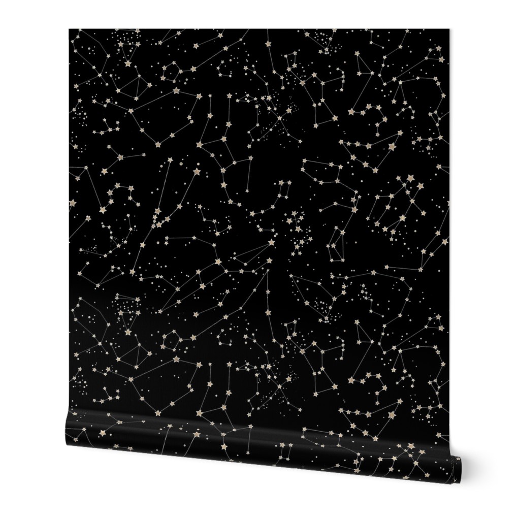 Constellations - black background