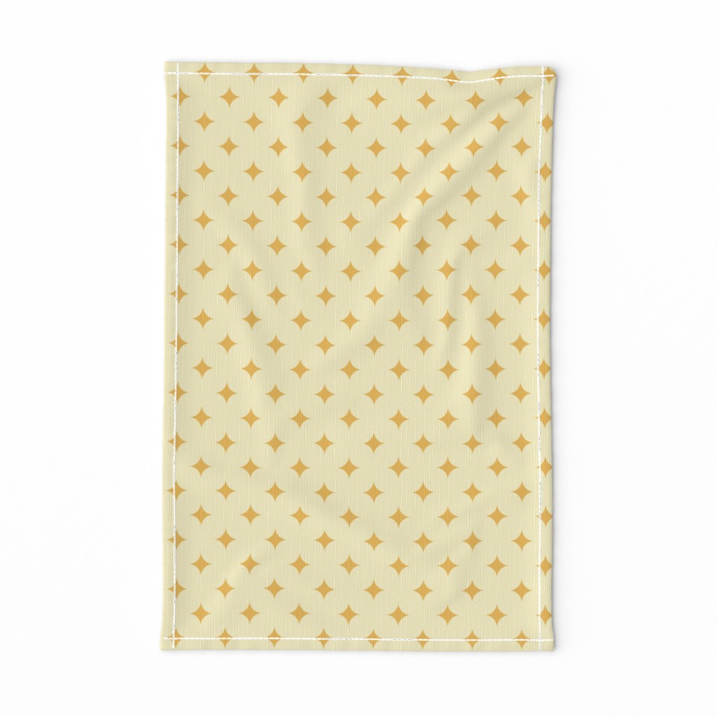 Circus Diamond - Vintage Yellow, Cream