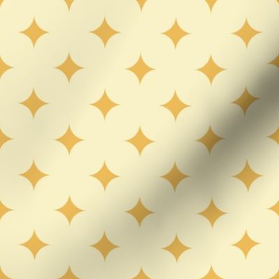 Circus Diamond - Vintage Yellow, Cream