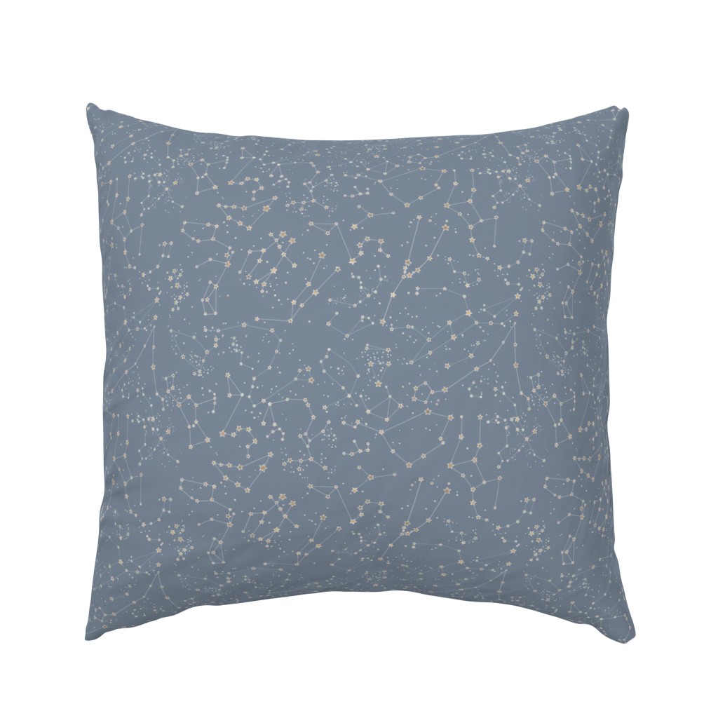 Constellations - grey with gold effect stars