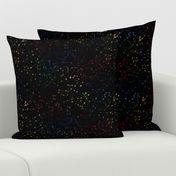 Rainbow Constellations - black background