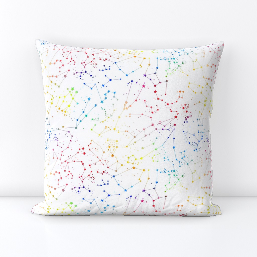 Rainbow  Constellations - white background