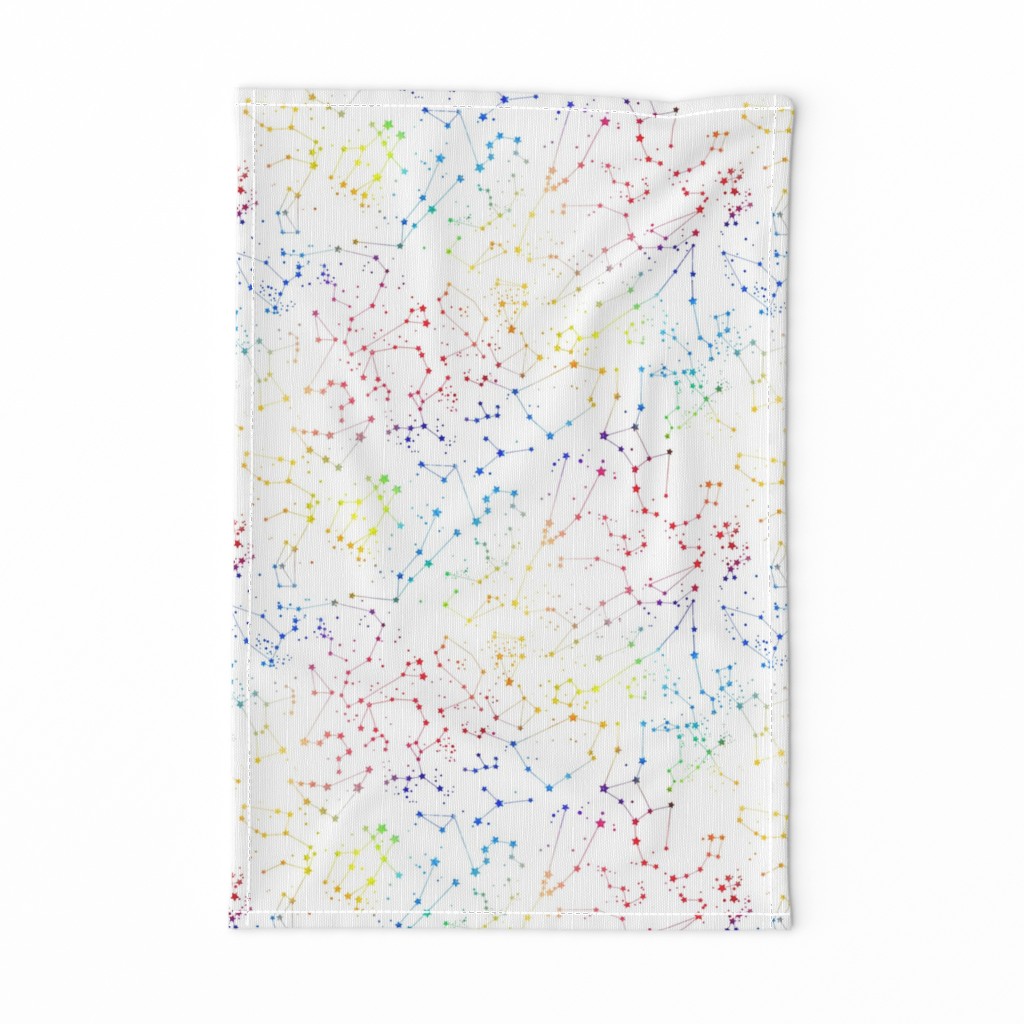 Rainbow  Constellations - white background