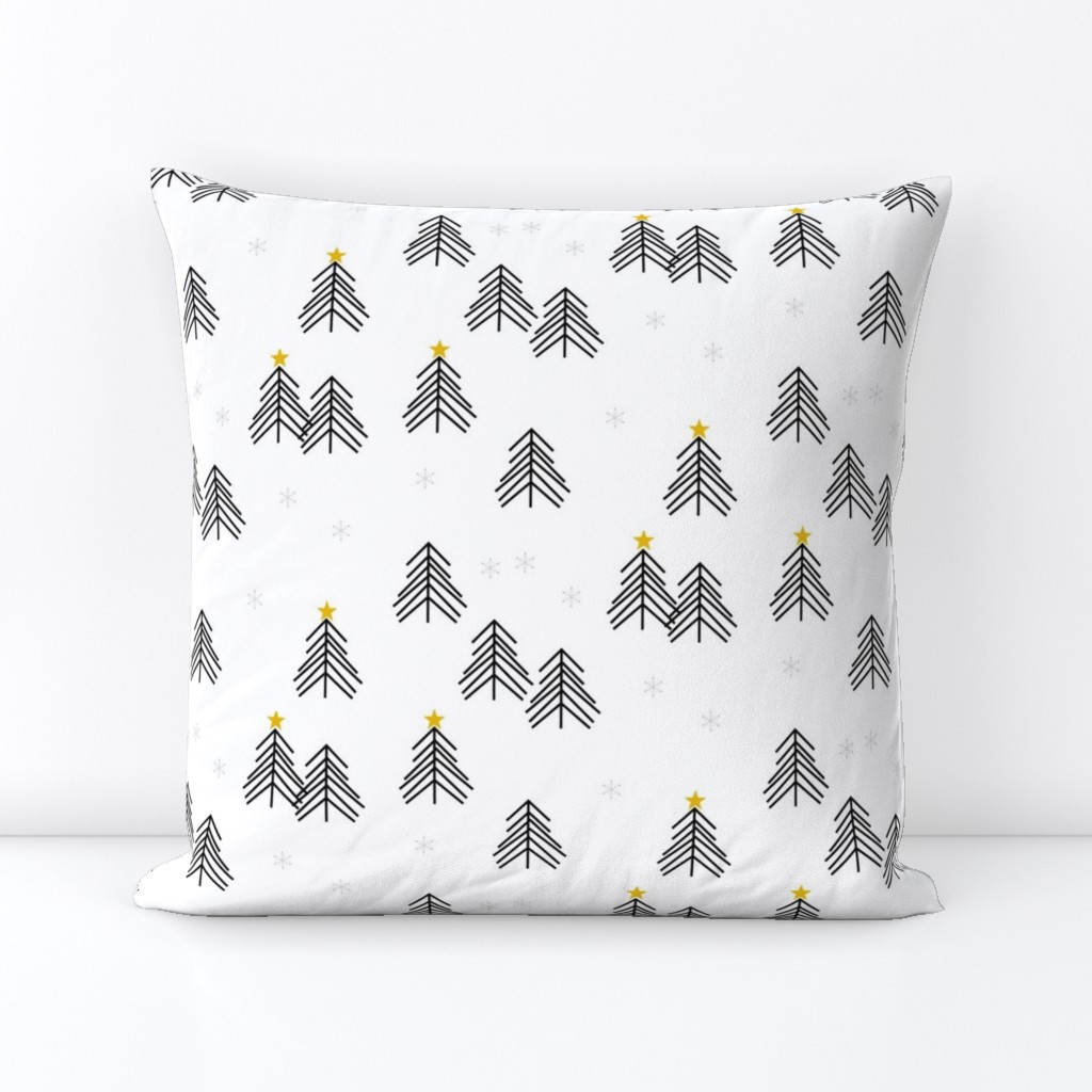 christmas tree - Square Throw Pillow Cover | Spoonflower