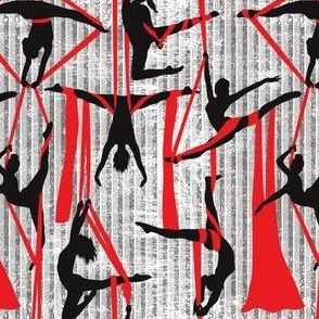 Aerialists of Spoonflower Red