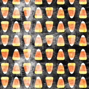 candy corn - black distressed 