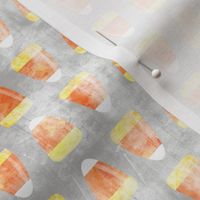 candy corn - grey distressed