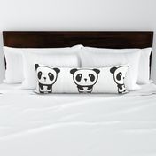 Panda Pillow Plush Plushie Softie Cut & Sew 