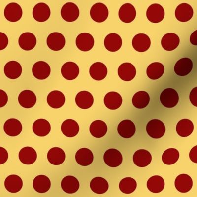 Polka Dot: Gold and Red