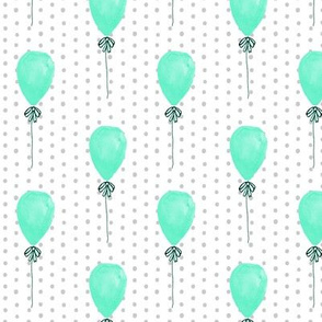 aqua balloon fabric mint balloons design dots and mint fabric