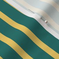 Stripe: Gold and Teal