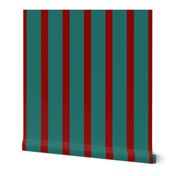 Stripe: Red and Teal