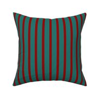 Stripe: Red and Teal