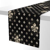 Fleur De Lys-Black & Gold SM2