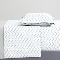 ZigZag Arrows - White/Cascade