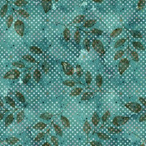 Leaf Dot - Teal