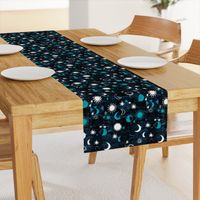 night sky galaxy fabric // nursery baby night sky nursery aqua