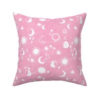 night sky galaxy fabric // nursery baby night sky nursery pink
