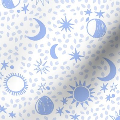 night sky galaxy fabric // nursery baby night sky nursery periwinkle