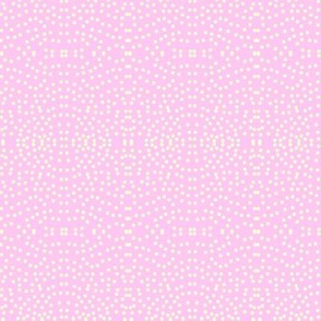 Seaspray Splashes on Rosy Romance Pink - Small Scale