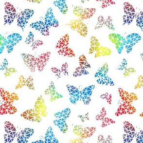 Rainbow Geo Butterflies