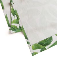 Watercolor Banana Leaves