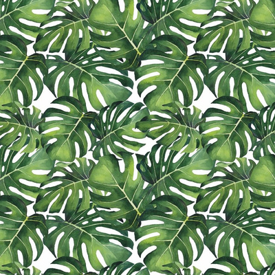 Monstera Pattern Wallpaper - Happywall