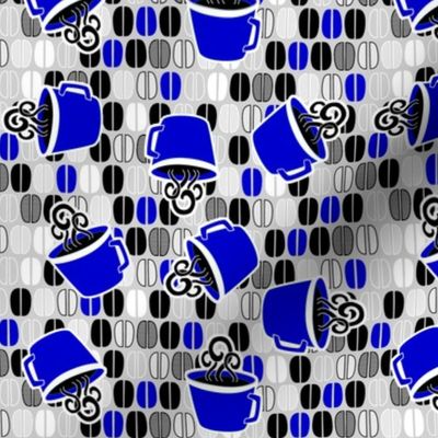 ©2011 Coffee Cafe - Blue, Grey, Black, White