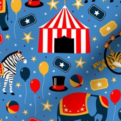 Under the Big Top (Blue)