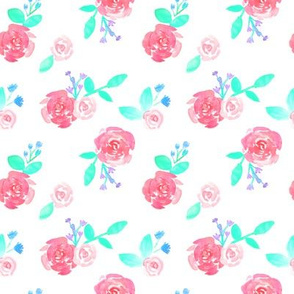 Mini Blush Roses Flower Garden