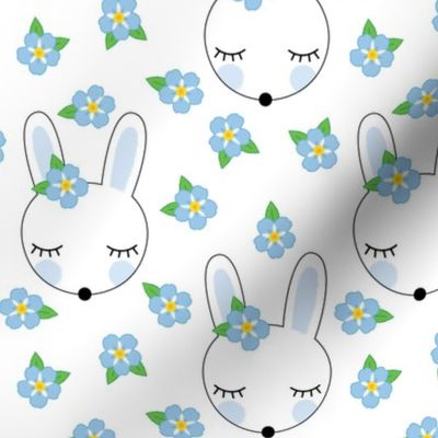 bunnyies and-forget-me-knots