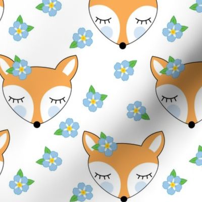 foxes-and-forget-me-nots