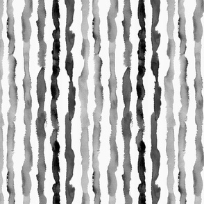 Ink Strips Watercolor Paper