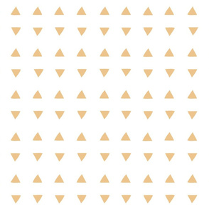 Tiny Triangles - White/Clay