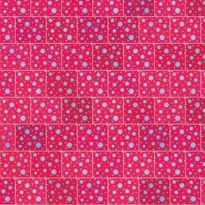 Hexagons Hot Pink Upholstery Fabric