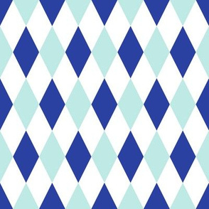 Alphabet Circus Harlequin (blue)