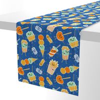 Snack Bar - Retro Snack Food Blue Regular