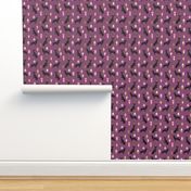 min pin fabric miniature pinscher dog ice cream design - amethyst