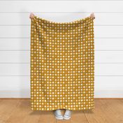 Mustard Potato Print Polka