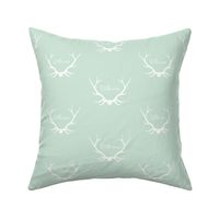 Little One Antlers - mintgreen and white