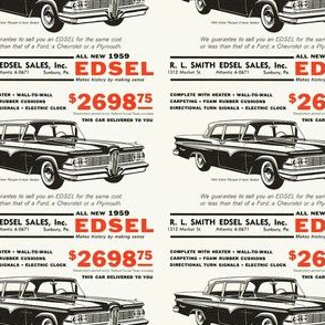 1959 Edsel RL Smith Sunbury PA dealership ad