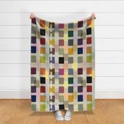 Color Block Linen . Mid-Century Neutral #2