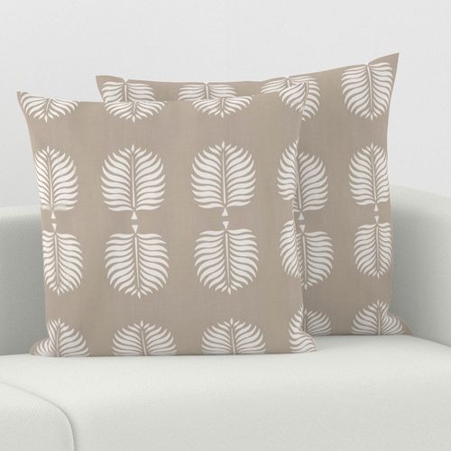 DESERT PALMS . LATTE LINEN