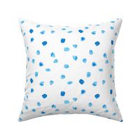 Light blue watercolor dots