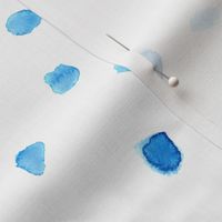 Light blue watercolor dots