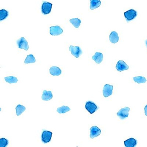 Light blue watercolor dots