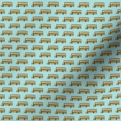 (micro print) school bus fabric