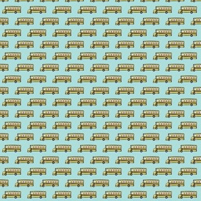 (micro print) school bus fabric