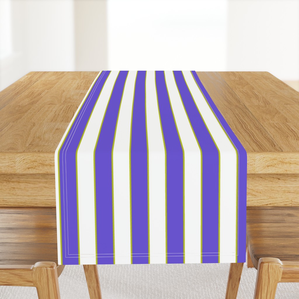 Cabana Stripes Purple White Accent 300L