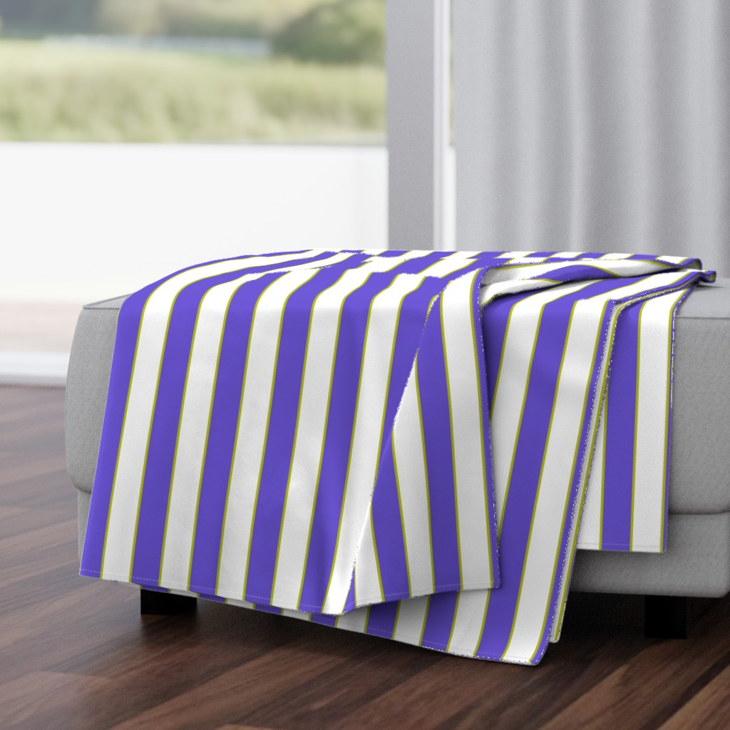 Cabana Stripes Purple White Accent 300L